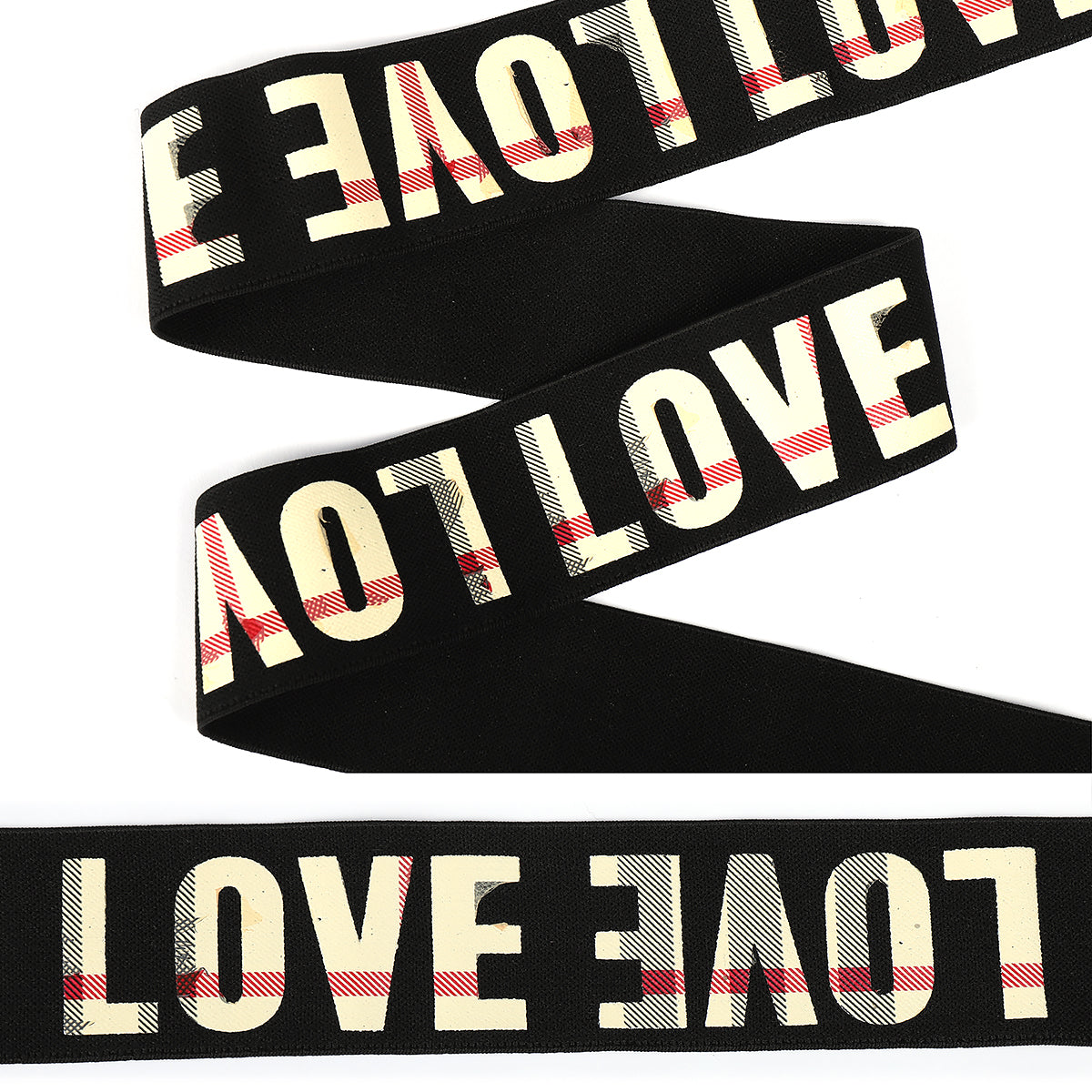 Декоратив резинка STYLE, эни 4см, ранги қора, қадоғи 25м.