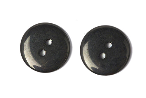 Пластик тугмалар — қора рангда, 2 илгачли