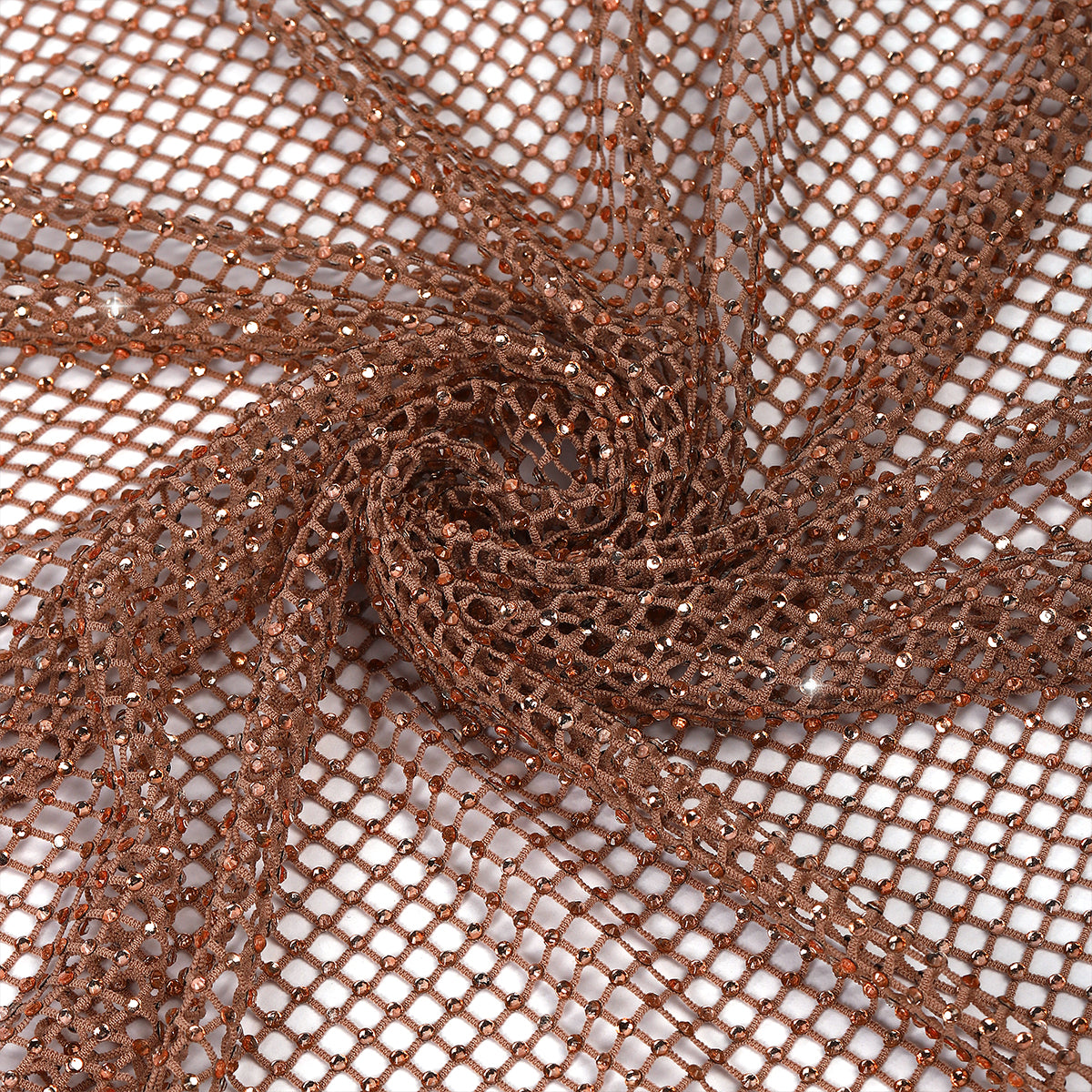 Стразли тор мато, 100 г/м², кенглиги 140см, ранги 68 — беж