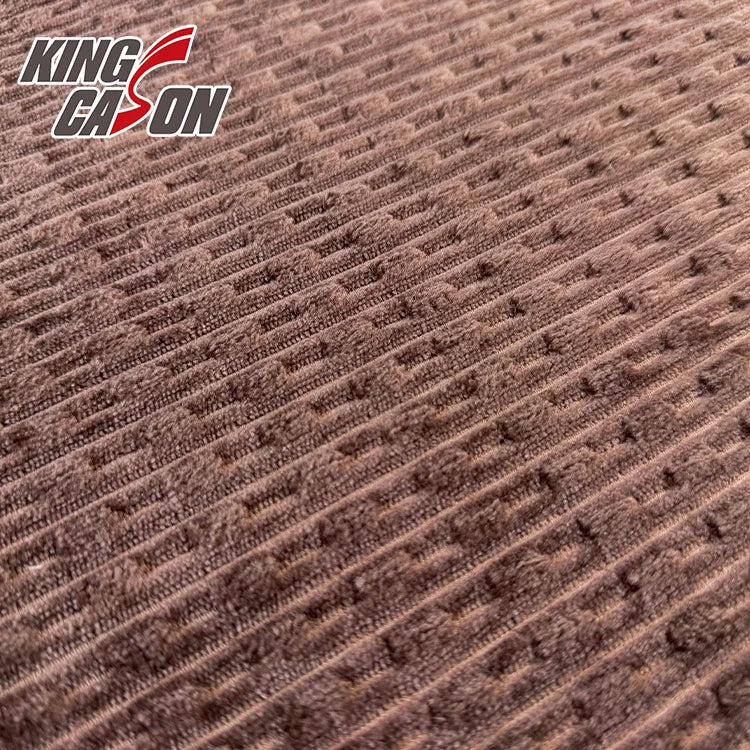 Ишлаб чиқарувчи Kingcason томонидан оптом таклиф этиладиган экологик тоза, нафис, рангли полиэстер фланель флис мато