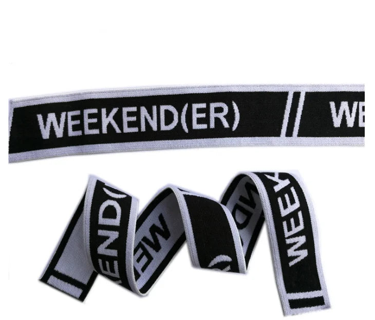 Юмшоқ, юқори қувватли, қайта фойдаланиш мумкин, тўқув, жаккард, ички кийим учун эластик лента