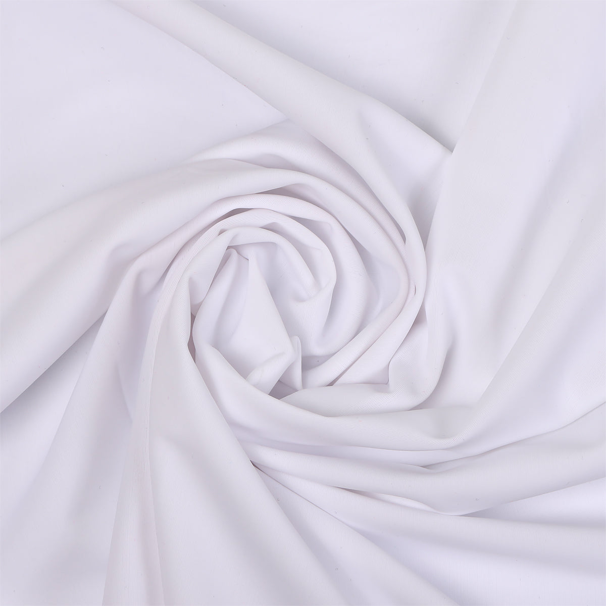 Трикотаж мато. Матов бифлекс, 200 г/м², 82% нейлон, 18% спандекс, кенглиги 150см, ранги 2005 — оқ