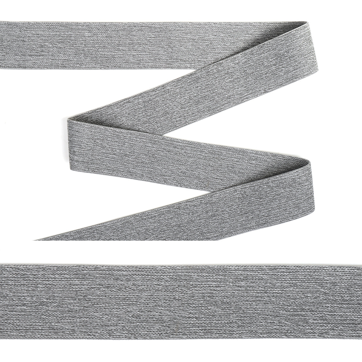 Эркаклар ич кийими ва боксерлари учун Меланж тўқилган резинка, кулранг, эни 35мм, қадоғи 1,5±0,5м.