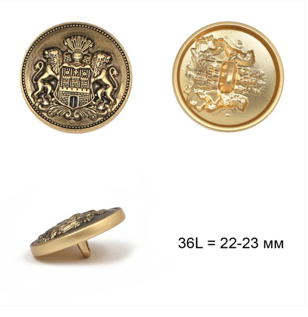 Кумуш тусидаги оёқчали металл тугма