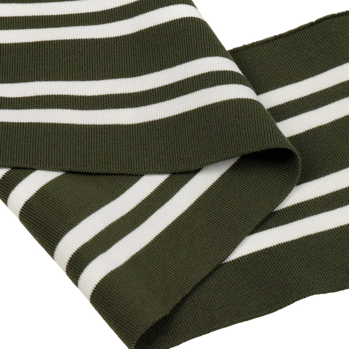 Чизиқли қора рангли трикотажли манжет-подвяз