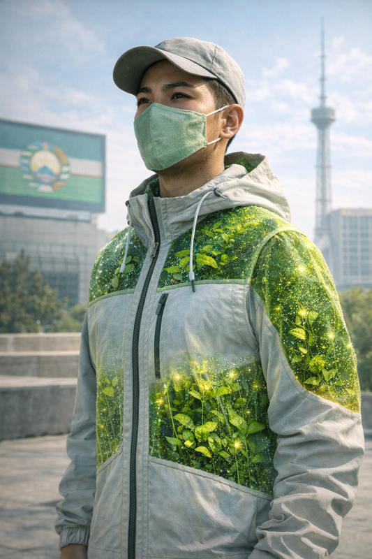 Ўзбекистондаги чанга қарши “тирик” кийимлар