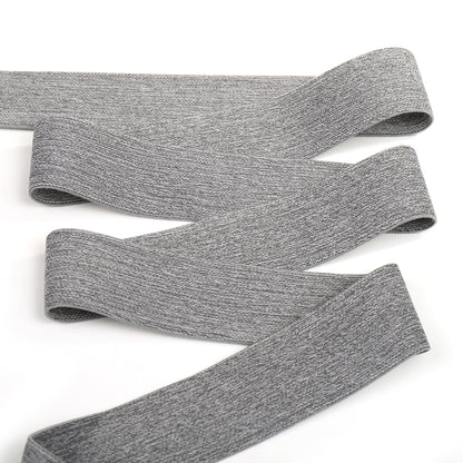 Эркаклар ич кийими ва боксерлари учун Меланж тўқилган резинка, кулранг, эни 35мм, қадоғи 1,5±0,5м.