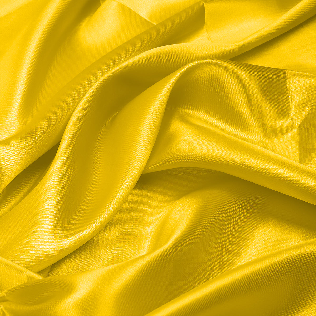 Атлас-сатин мато, 67 г/м², 100% полиэстер, кенглиги 150 см, ранги — сариқ