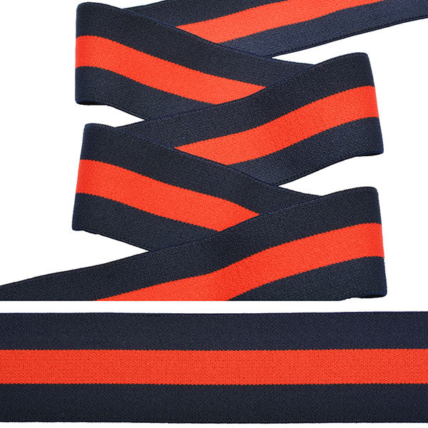 Матоли юмшоқ резинка "Полоска", эни 40мм, кўк/қизил ранг, қадоғи 2±0,5м.