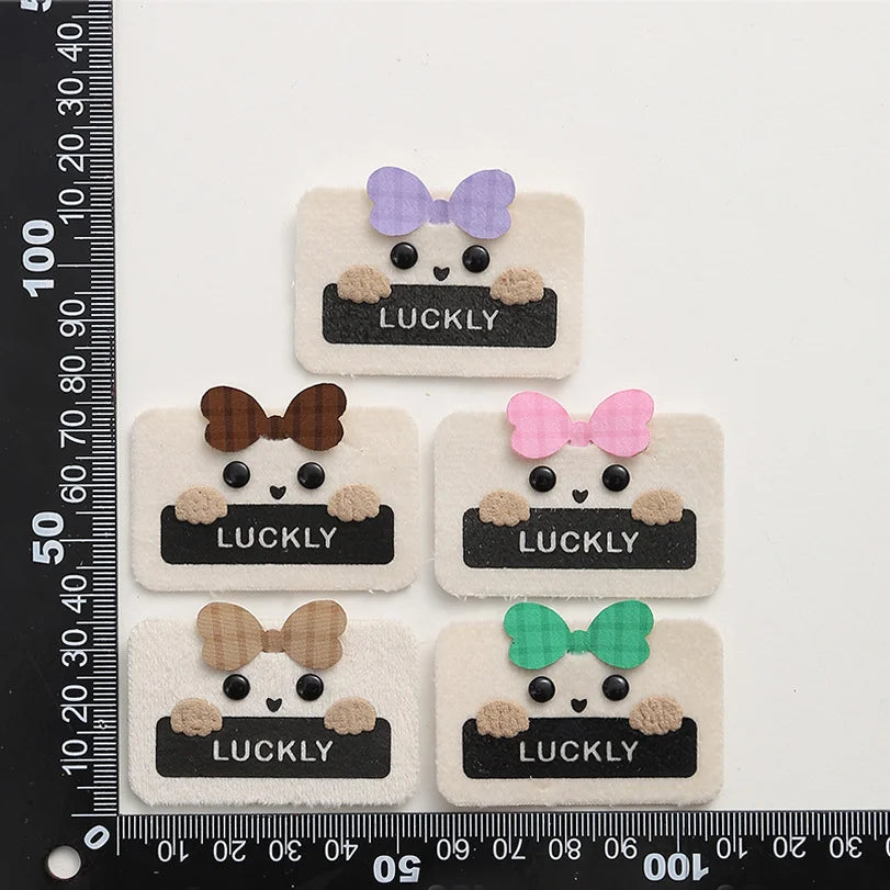 Мултфилм мато ёрлиқлари кўп қиррали тўқув ямалар болалар учун сумкалар шляпалар кийим аксессуарлари