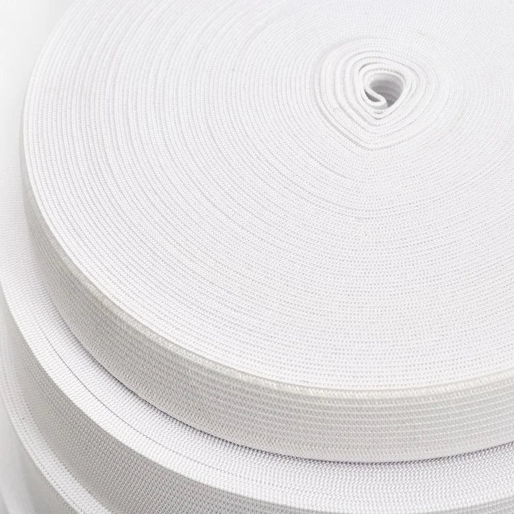 Улгуржи 38 мм қалинликдаги полестер нейлон тўқув сумкалар, пойабзаллар, уй тўқимачилик учун латекс қопламали