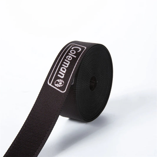 ЖУДE махсус ОДМ сублимация логотипи нақшли босма лента иссиқлик ўтказувчан полиестер босилган тўқув тасмалари