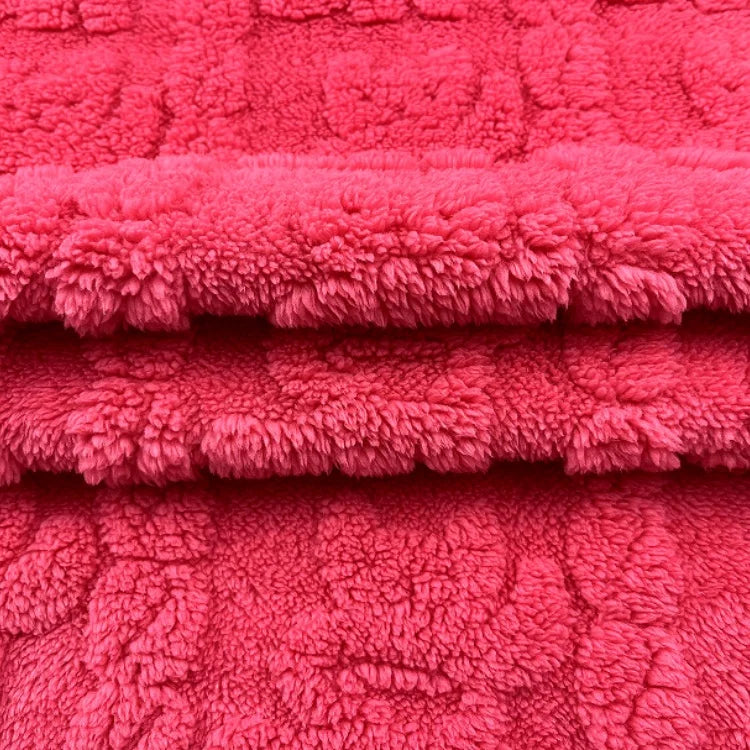 Болалар учун 100% полиэстердан тикилган жаккард флис матосидан ясалган мультфильм нақшли пижама