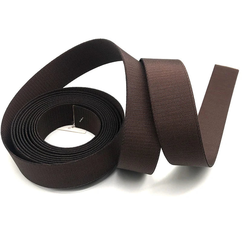 PP Полипропилен Нейлон Полестер Тўқилган Эластик Тўқув Эркаклар учун белбоғлар Зайтун Махсус 32мм 38мм Мовий Жигарранг Трикотаж Банд