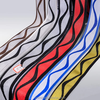 Тўшак учун арзон 37% полипропилен 63% полестер тўшак четини боғловчи лента жаккардли лента