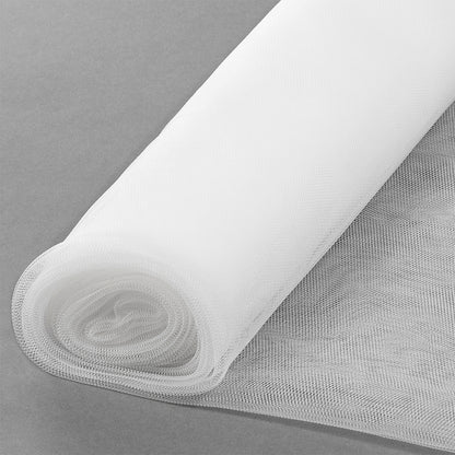 Еврофатин мато, юмшоқ, мот тузилишида, кенглиги 300см, 100% полиэстер, ранги — оқ