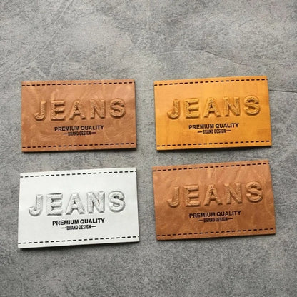 Джинсылар  учун мослаштирилган ҳақиқий ПУ тери ямоқлари