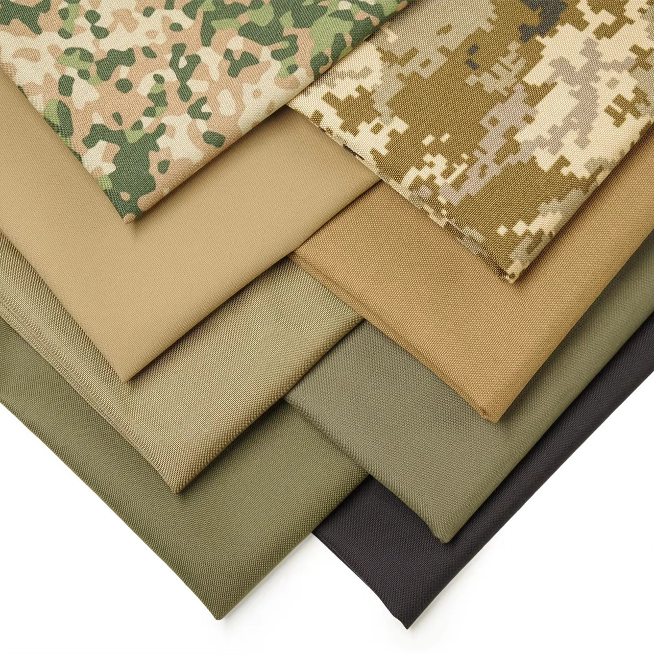 Махсус тўқилган сув ўтказмайдиган йиртиққа чидамли қаришга қарши бардошли нейлон пахта мато тактик формаси камуфляж кийим матоси