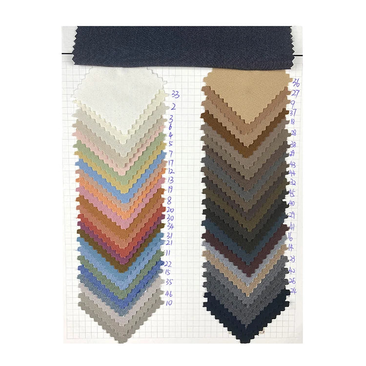 Ижодий дизайнлар тўқилган тўқув дими Юмшоқ силлиқ ТР костюм материали Матолар блазер матоси эркаклар учун аёллар костюмлари