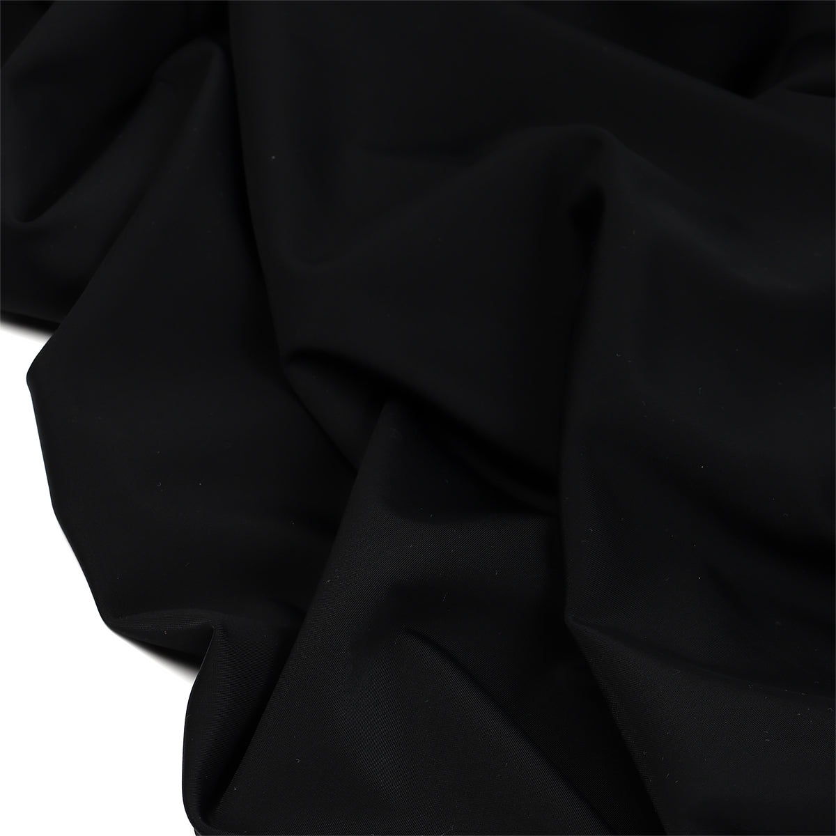 Трикотаж мато бифлекс, мот қарашли, 200 г/м², 82% нейлон, 18% спандекс, кенглиги 150см, ранги — қора