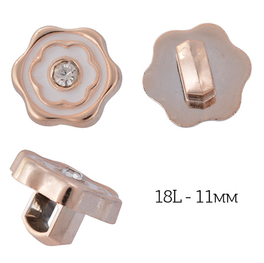 Оқ тусли оёқчали пластик тугмалар — енгил, амали ва универсал танлов