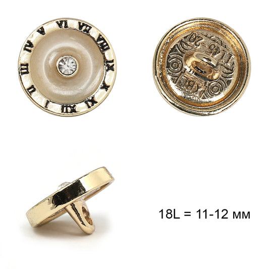 Оёқчали металл тугмалар — нафис ва услубли кўриниш учун ажойиб танлов.