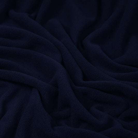 Ткань флис 2-қаватли, г/м², 100% ПЭ, кенглиги 150см, ранги тўқ кўк