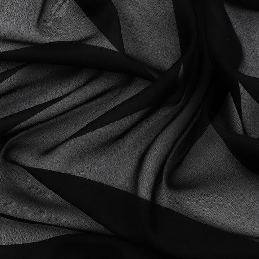 Дублерин KUBRO TEXTILE эластичный, 18г/м², қора ранг, эни 150см, қадоғи 10м.