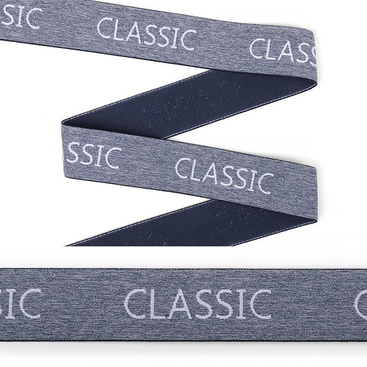 Резинка для мужских трусов и боксеров с надписью CLASSIC 35мм уп 25м