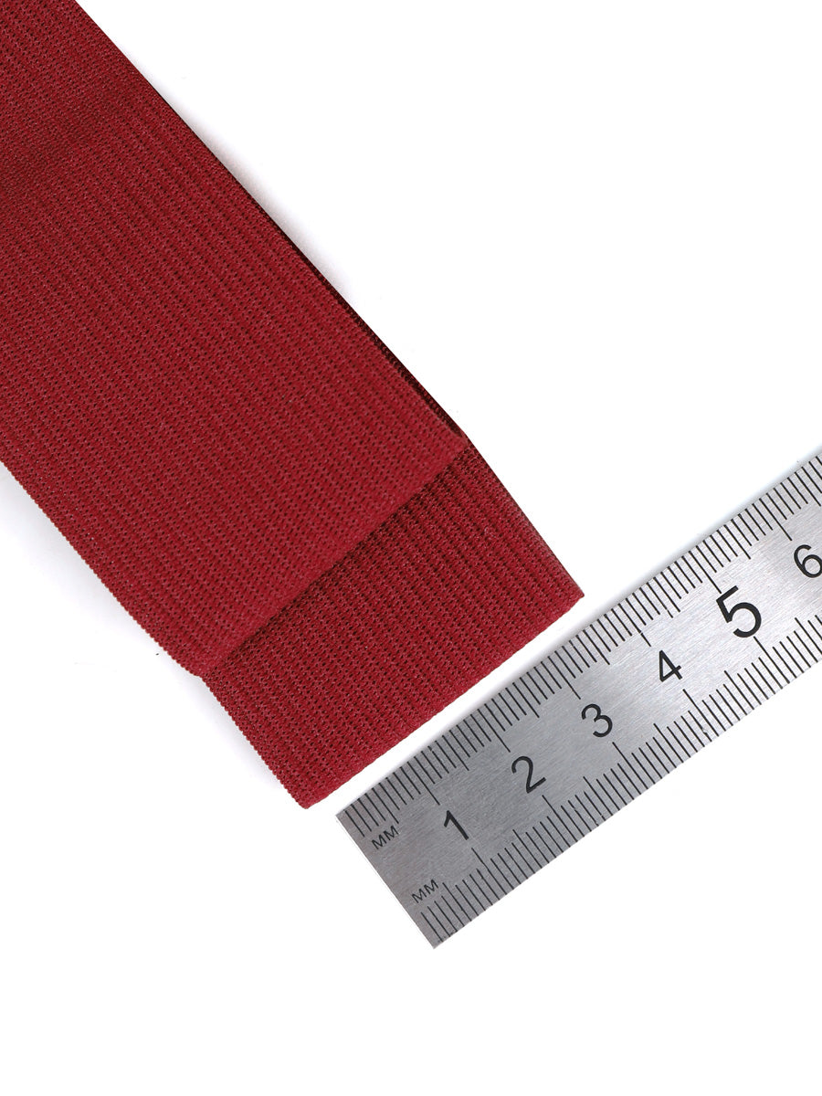 Трикотаж Стандарт резинка, эни 40мм, тўқ қизил рангда, 3,9г, рулони 40м.