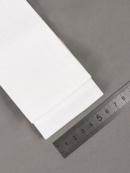 Трикотаж Стандарт резинка, эни 70мм, оқ рангда, 3,9г, қадоғи 5м (±0,25м).