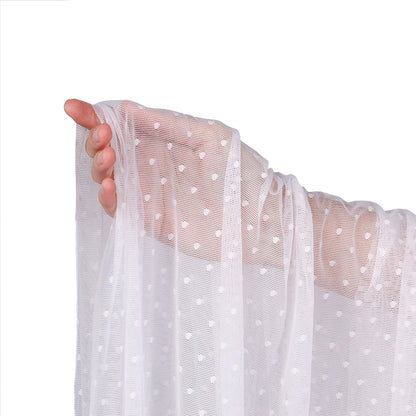 Эластик тор Мушка, кенглиги 160см, ранги — оқ