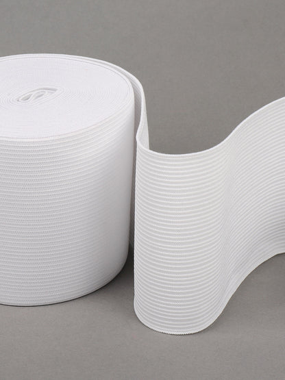 Трикотаж Стандарт резинка, эни 70мм, оқ рангда, 3,9г, қадоғи 5м (±0,25м).