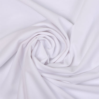 Трикотаж мато. Матов бифлекс, 200 г/м², 82% нейлон, 18% спандекс, кенглиги 150см, ранги 2005 — оқ