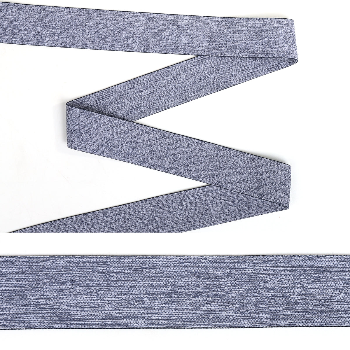 Эркаклар ич кийими ва боксерлари учун Меланж тўқилган резинка, кулранг, эни 35мм, қадоғи 1,5±0,5м.