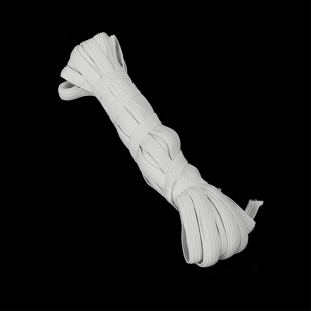 Резинка-продежка, эни 8мм, оқ рангда, қадоғи 10м.