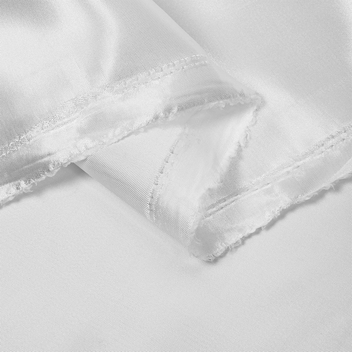 Атлас-сатин мато, 67 г/м², 100% полиэстер, кенглиги 150 см, ранги — оқ