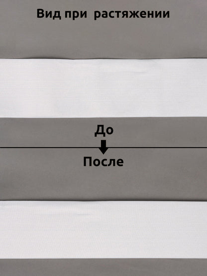 Трикотаж Стандарт резинка, эни 70мм, оқ рангда, 3,9г, қадоғи 5м (±0,25м).