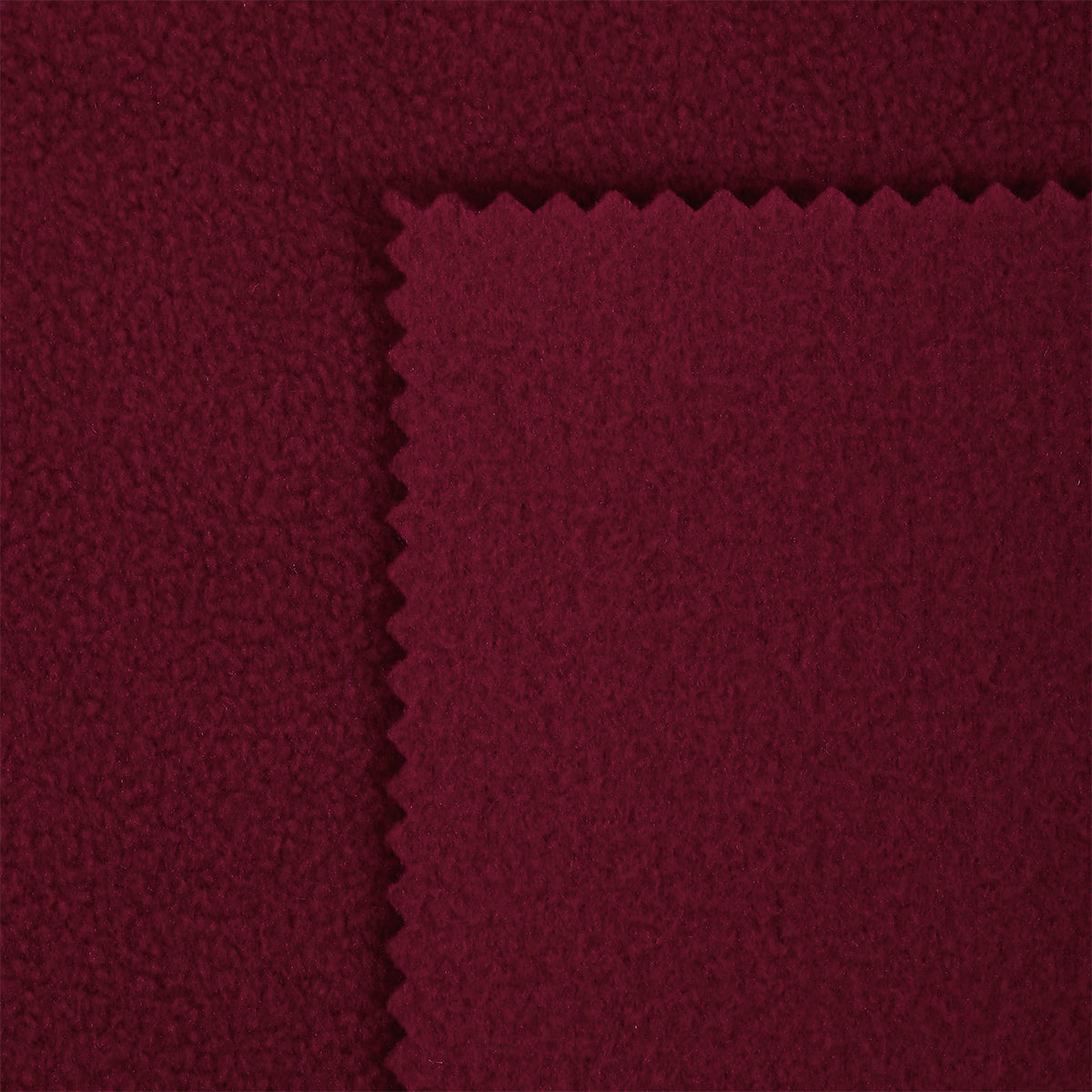 Флис мато, 2 қатламли, зичлиги г/м², 100% полиэстер, кенглиги 150см, ранги S273 — бордо (тўқ қизил)